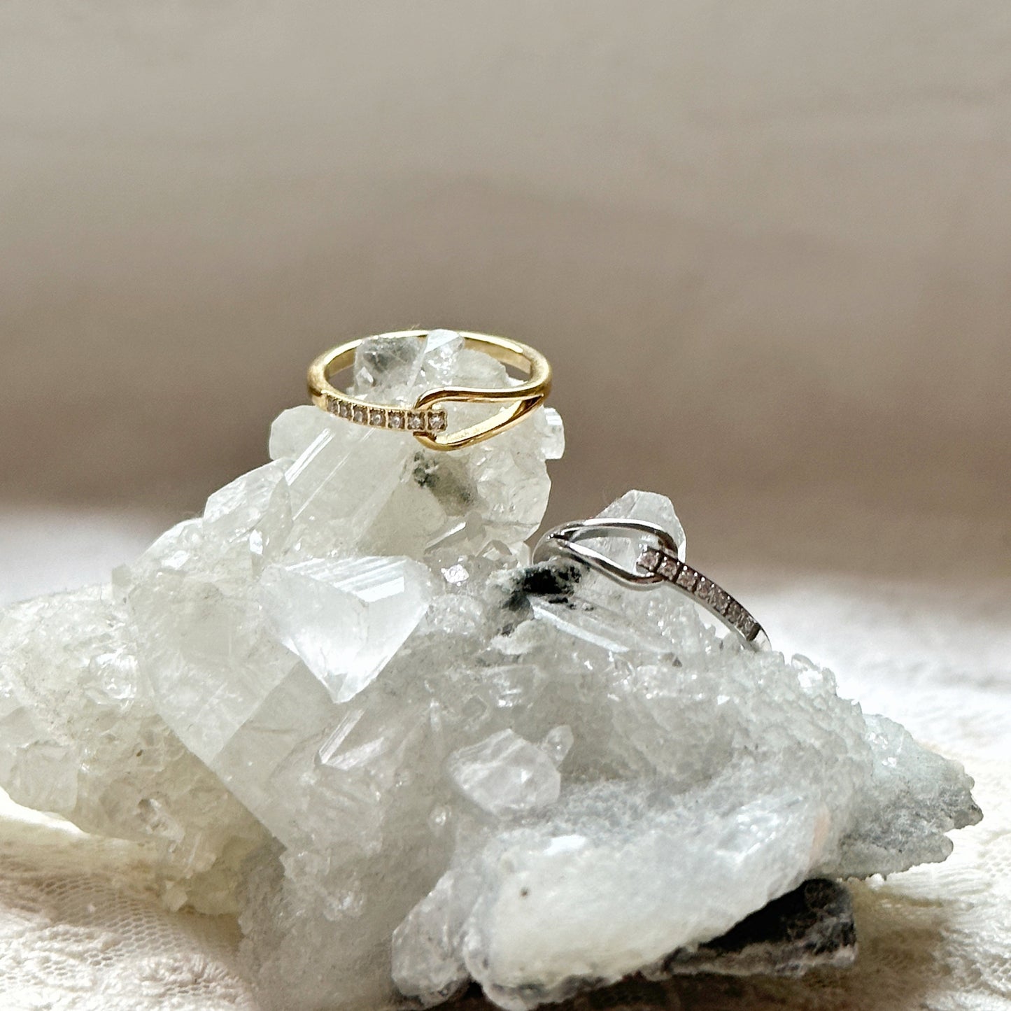 Pave Loop Ring