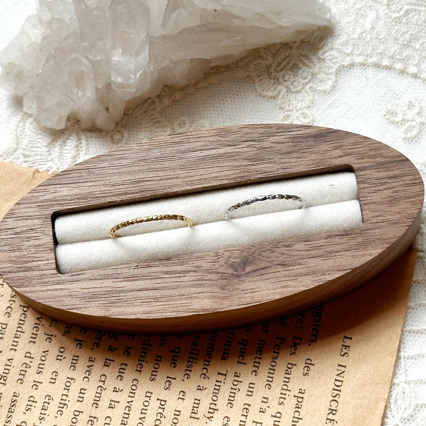 Crinkle Stacker Ring