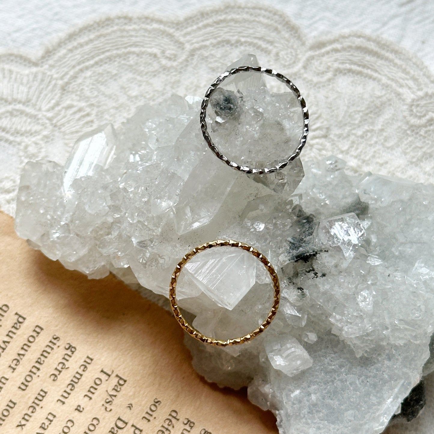 Crinkle Stacker Ring