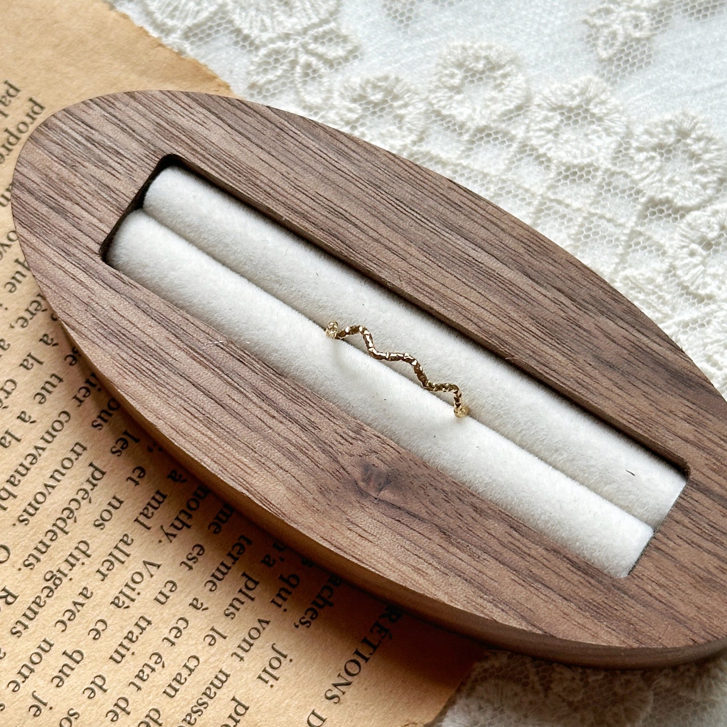 Wavy Stacker Ring