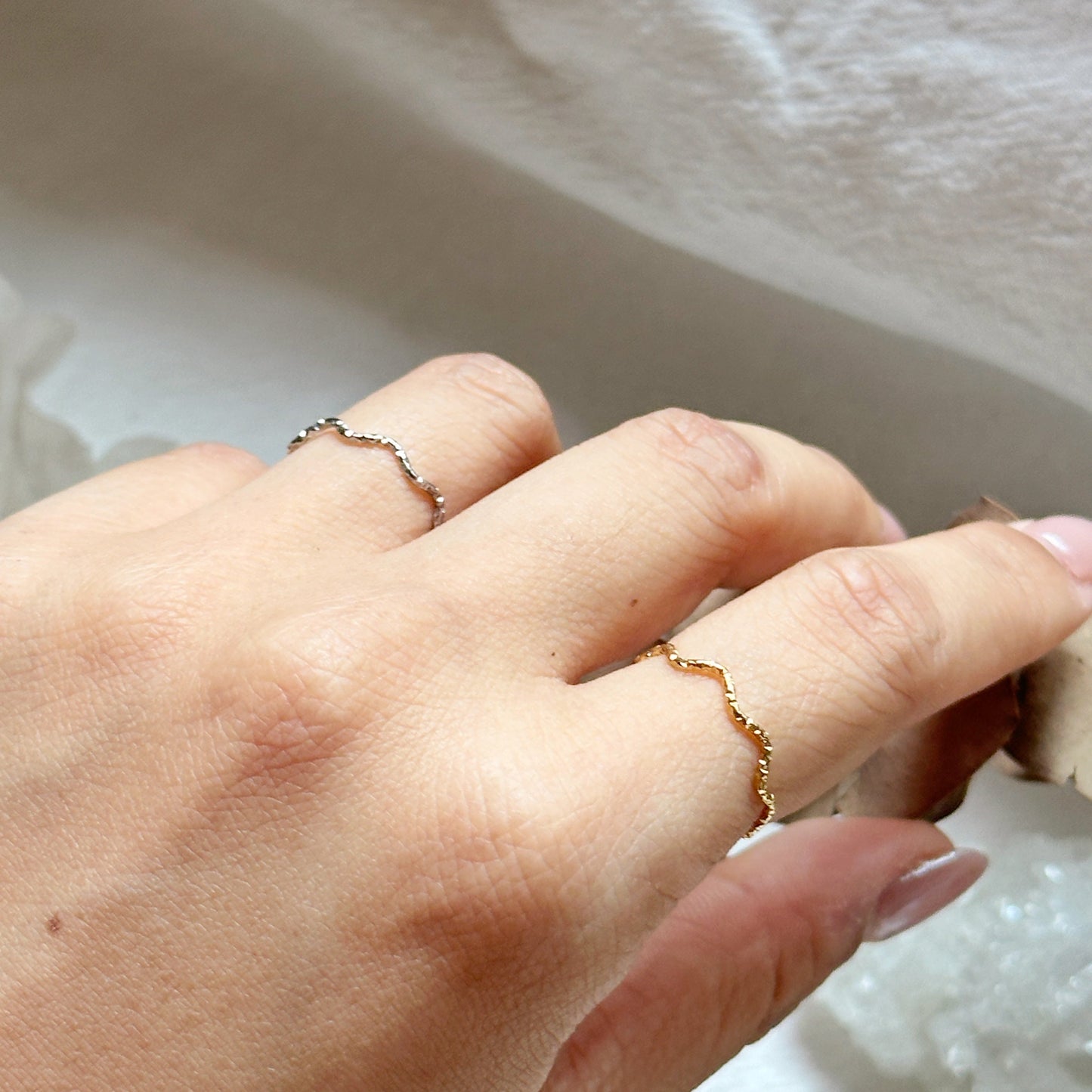 Wavy Stacker Ring