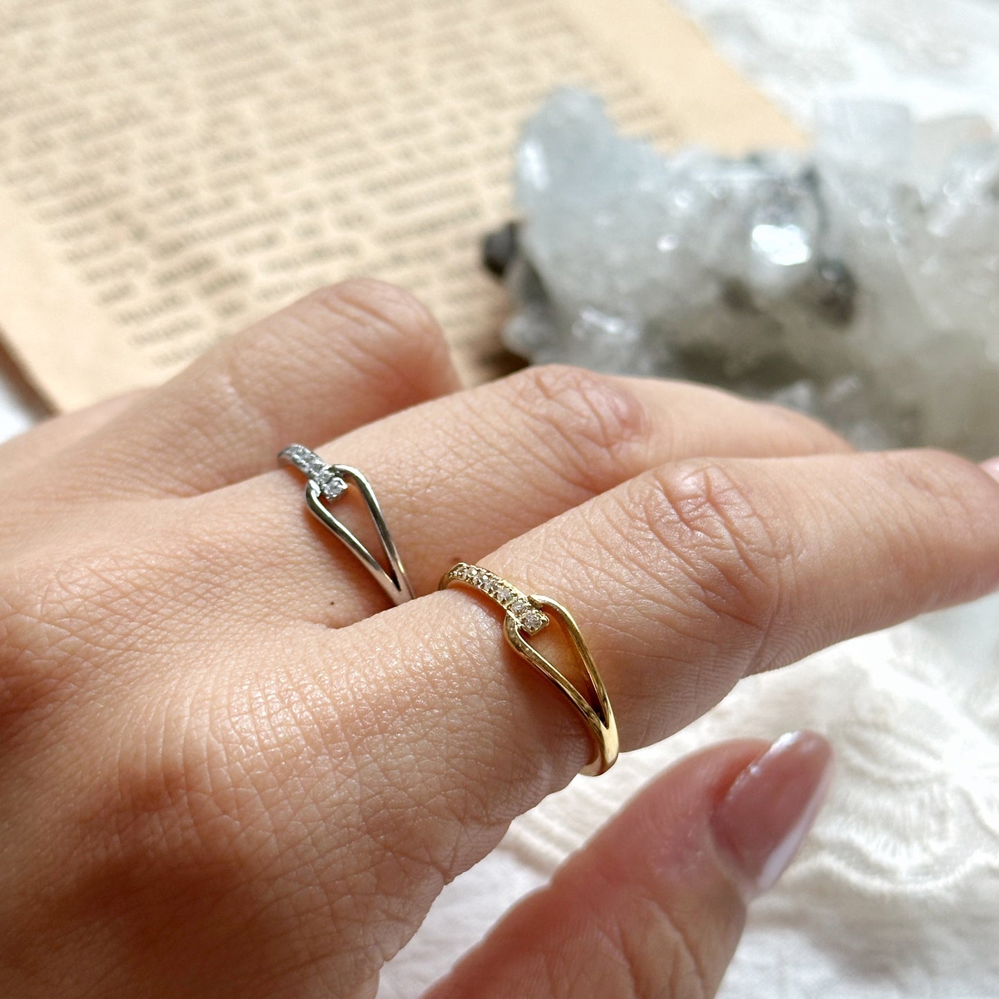 Pave Loop Ring