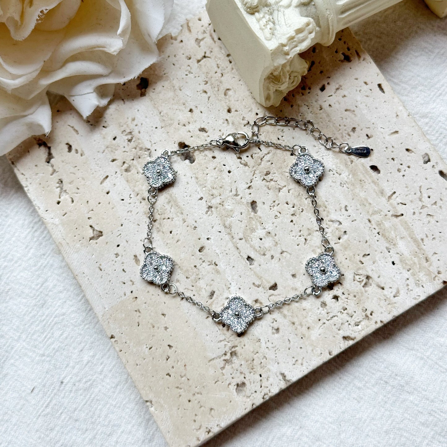 Romeo 925 Clover Bracelet