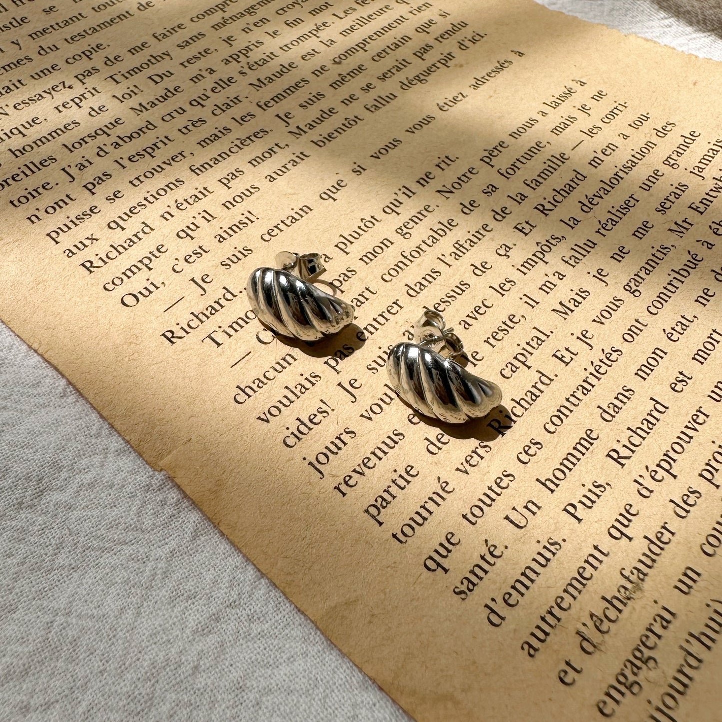Julia Croissant Studs