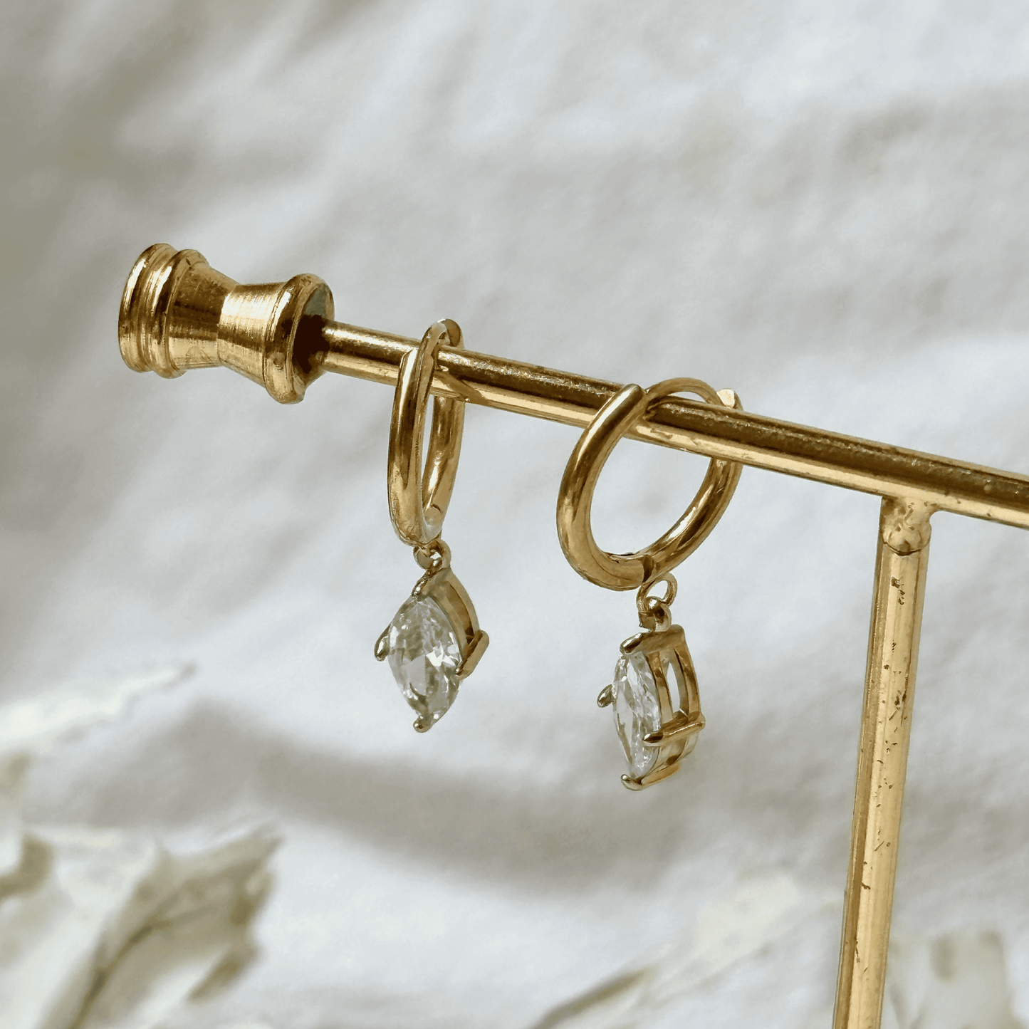 Gold Stainless Steel Huggies