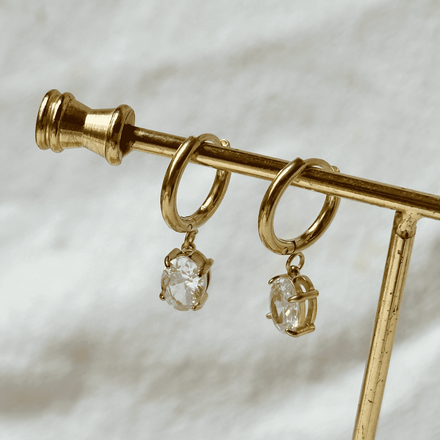 Gold Stainless Steel Huggies