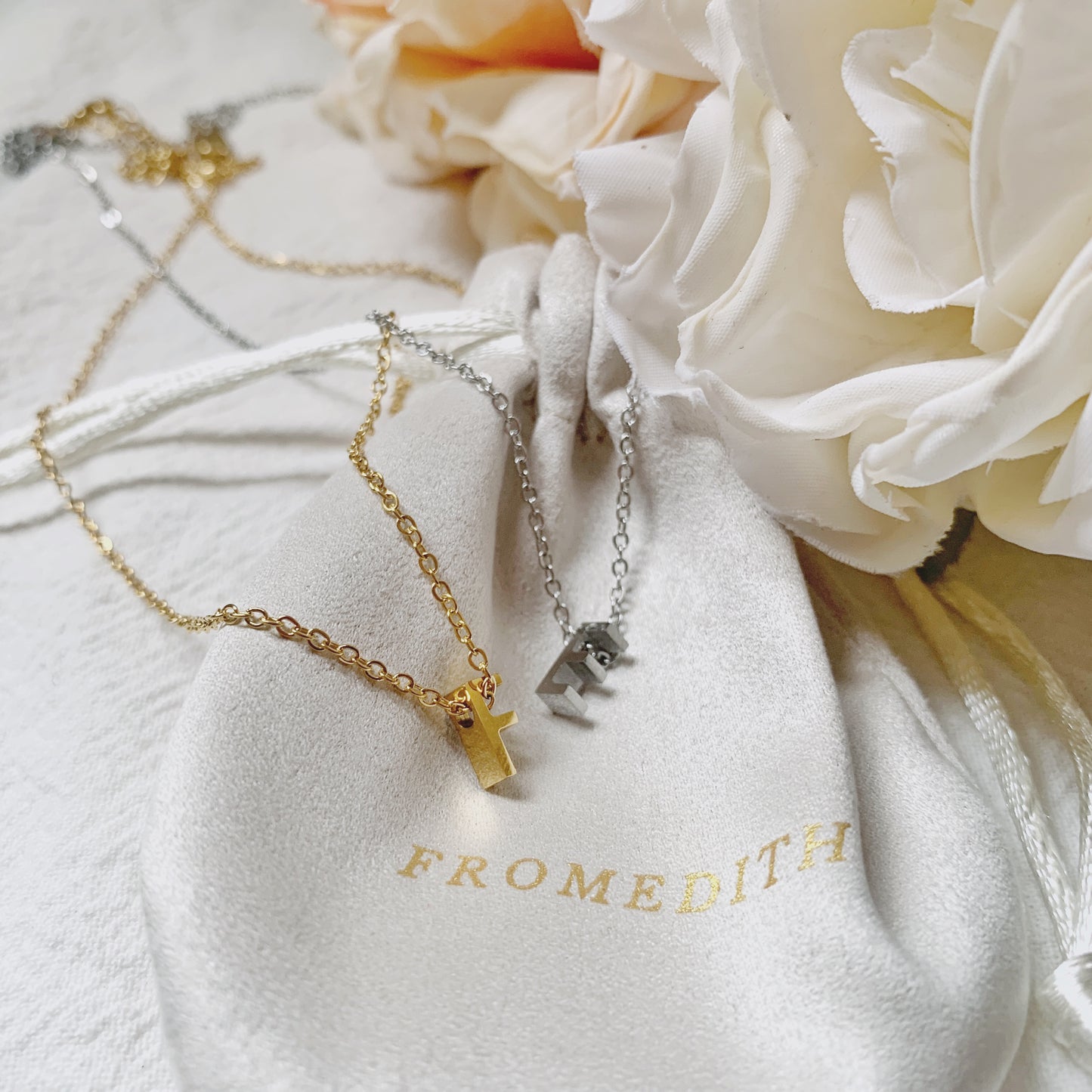 Always In My Heart Initial Necklace