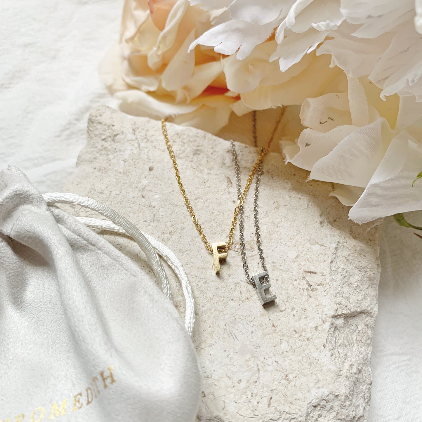 Always In My Heart Initial Necklace