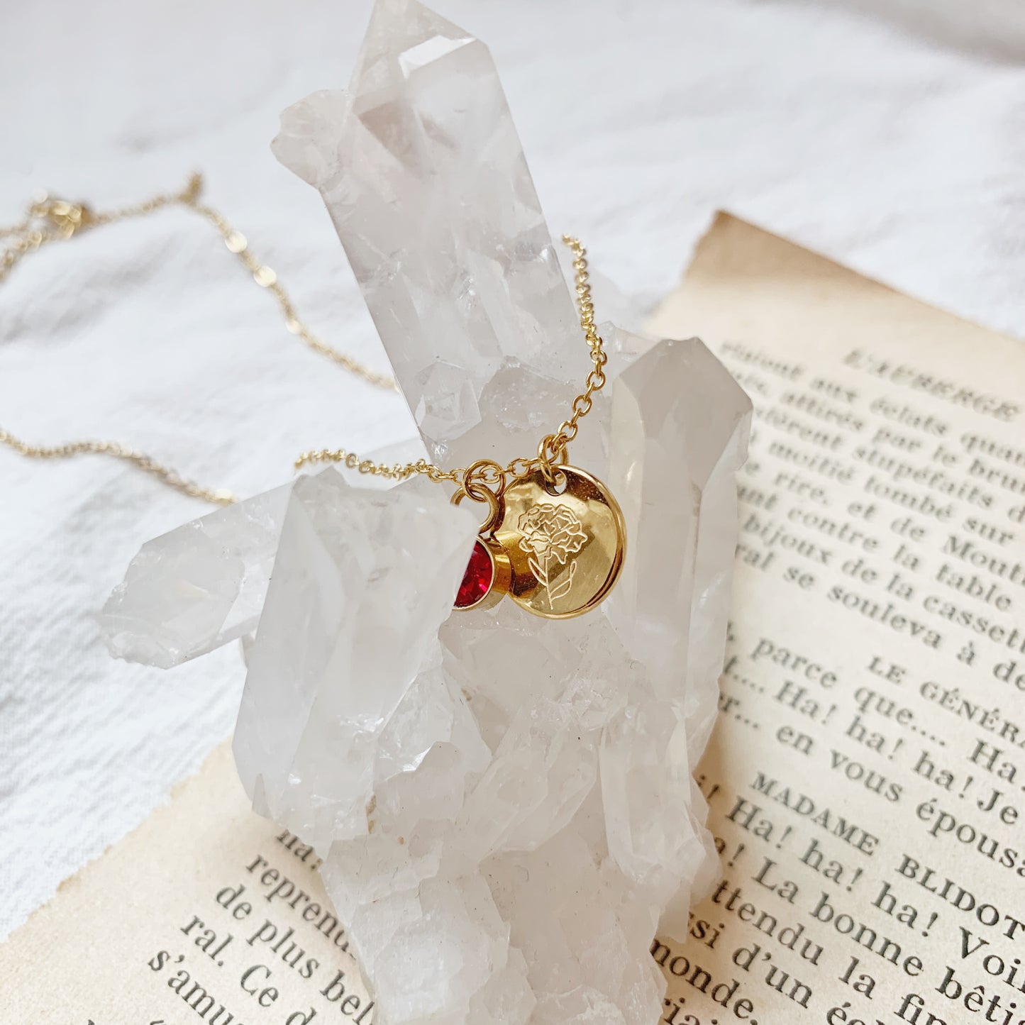 Mariette Birthflower Necklace