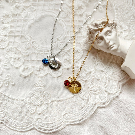 Mariette Birthflower Necklace