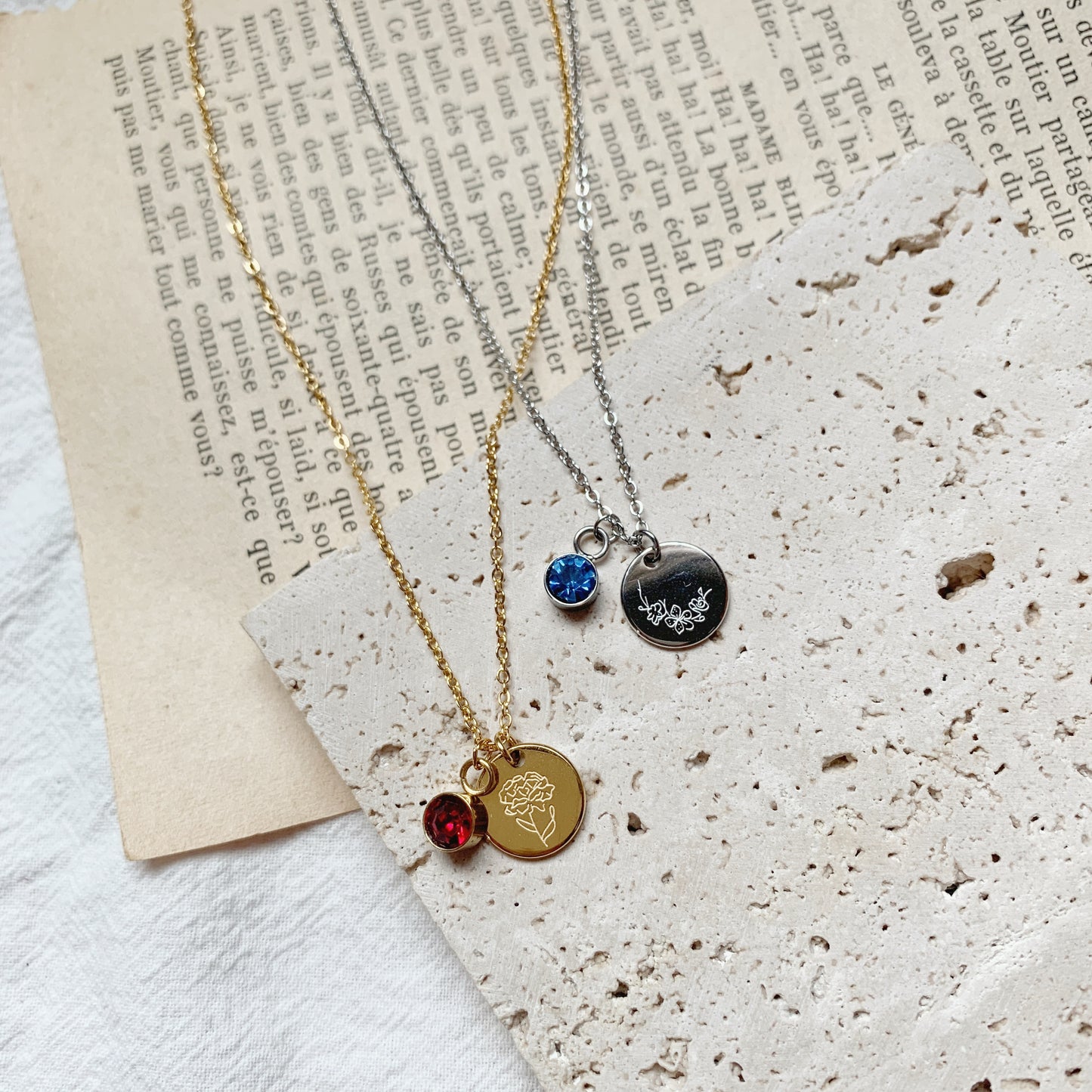 Mariette Birthflower Necklace