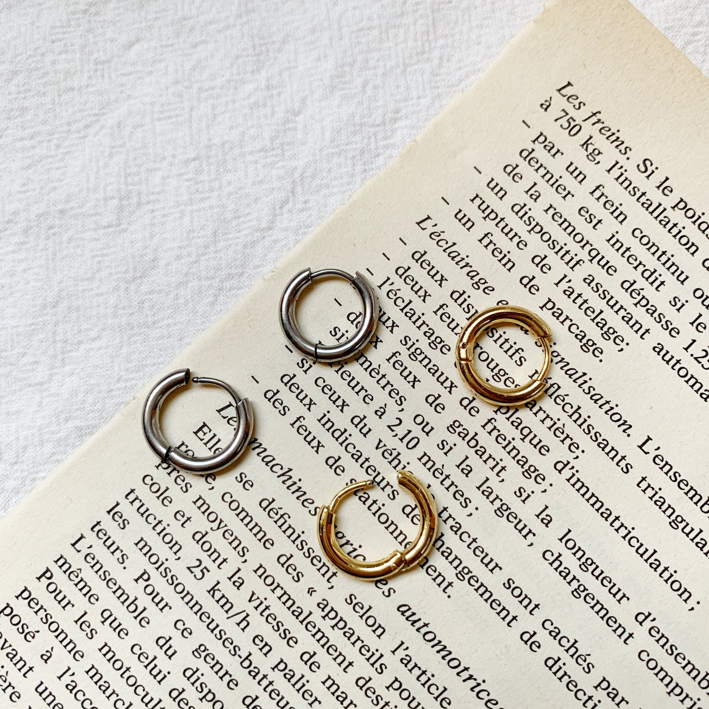 Stainless Steel Basic Hoops