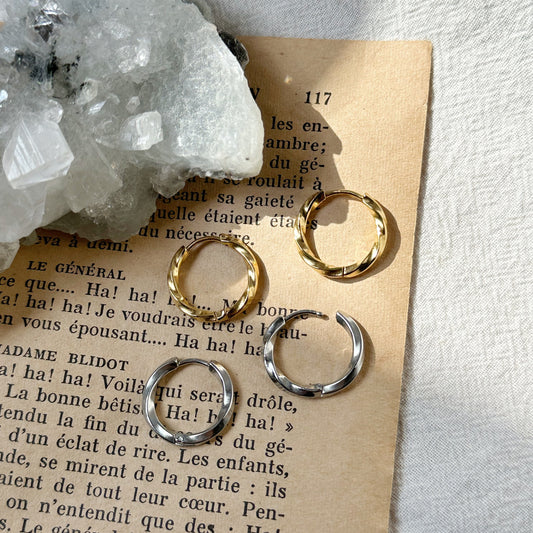 Willow Textured Hoops