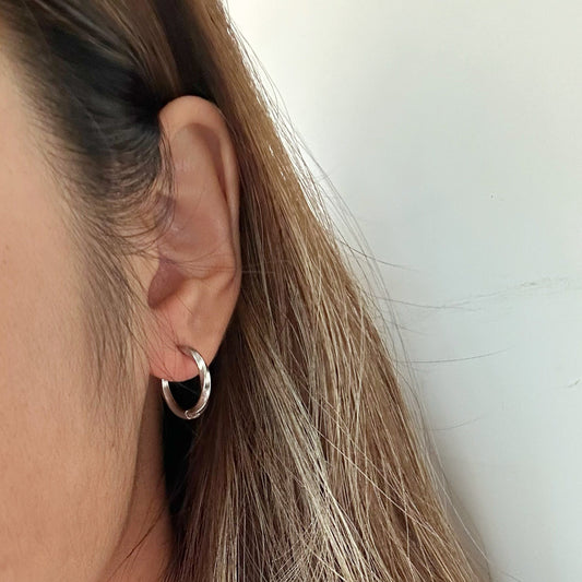 Willow Textured Hoops