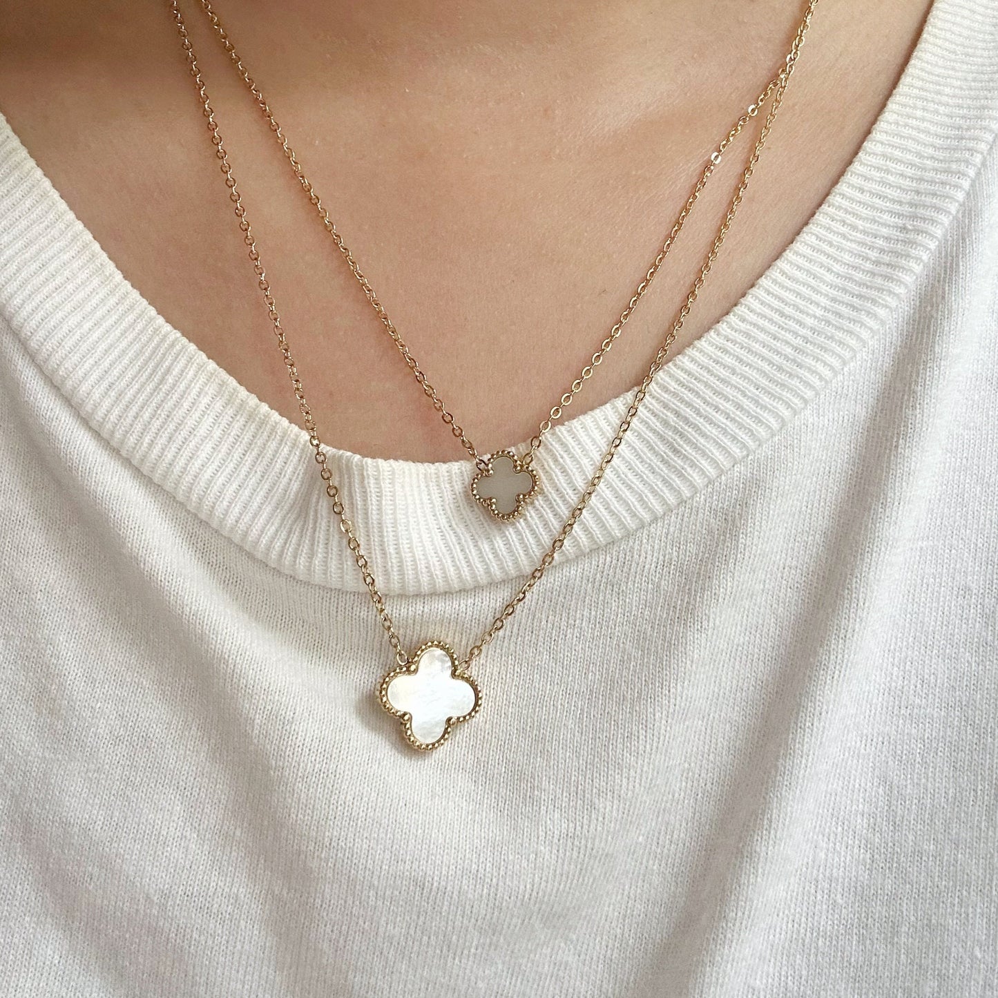 Leia Clover Necklace (Mini)