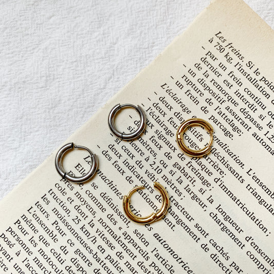 Stainless Steel Basic Hoops